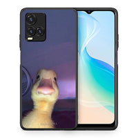 Thumbnail for Θήκη Vivo Y33s / Y21s / Y21 Meme Duck από τη Smartfits με σχέδιο στο πίσω μέρος και μαύρο περίβλημα | Vivo Y33s / Y21s / Y21 Meme Duck case with colorful back and black bezels