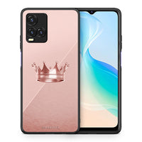 Thumbnail for Θήκη Vivo Y33s / Y21s / Y21 Crown Minimal από τη Smartfits με σχέδιο στο πίσω μέρος και μαύρο περίβλημα | Vivo Y33s / Y21s / Y21 Crown Minimal case with colorful back and black bezels