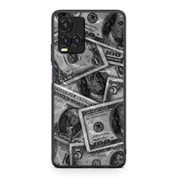 Thumbnail for Vivo Y33s / Y21s / Y21 Money Dollars θήκη από τη Smartfits με σχέδιο στο πίσω μέρος και μαύρο περίβλημα | Smartphone case with colorful back and black bezels by Smartfits