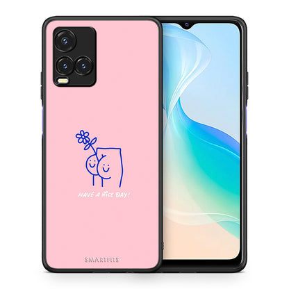 Θήκη Vivo Y33s / Y21s / Y21 Nice Day από τη Smartfits με σχέδιο στο πίσω μέρος και μαύρο περίβλημα | Vivo Y33s / Y21s / Y21 Nice Day case with colorful back and black bezels