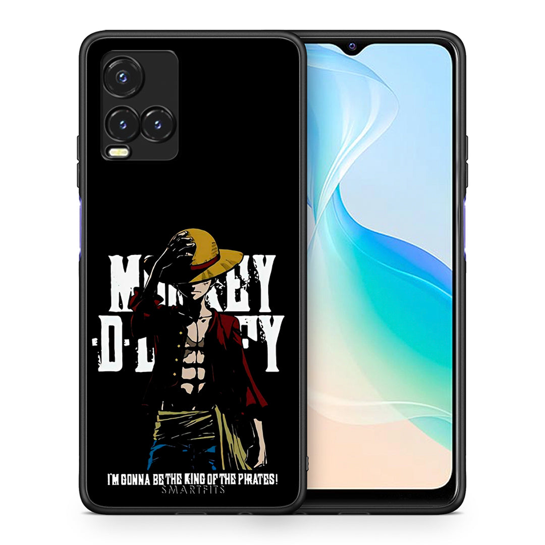 Θήκη Vivo Y33s / Y21s / Y21 Pirate King από τη Smartfits με σχέδιο στο πίσω μέρος και μαύρο περίβλημα | Vivo Y33s / Y21s / Y21 Pirate King case with colorful back and black bezels