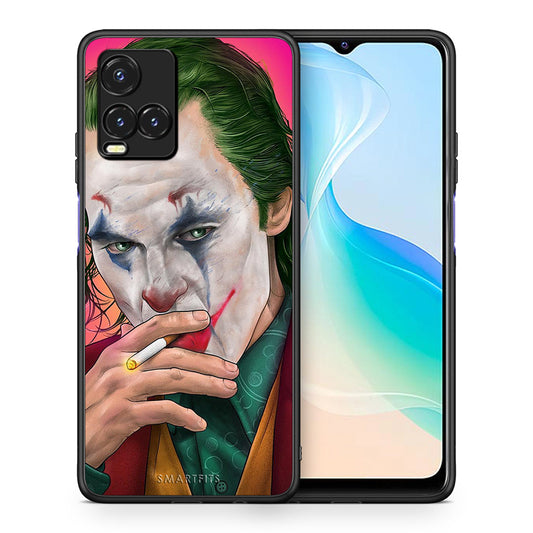 Θήκη Vivo Y33s / Y21s / Y21 JokesOnU PopArt από τη Smartfits με σχέδιο στο πίσω μέρος και μαύρο περίβλημα | Vivo Y33s / Y21s / Y21 JokesOnU PopArt case with colorful back and black bezels