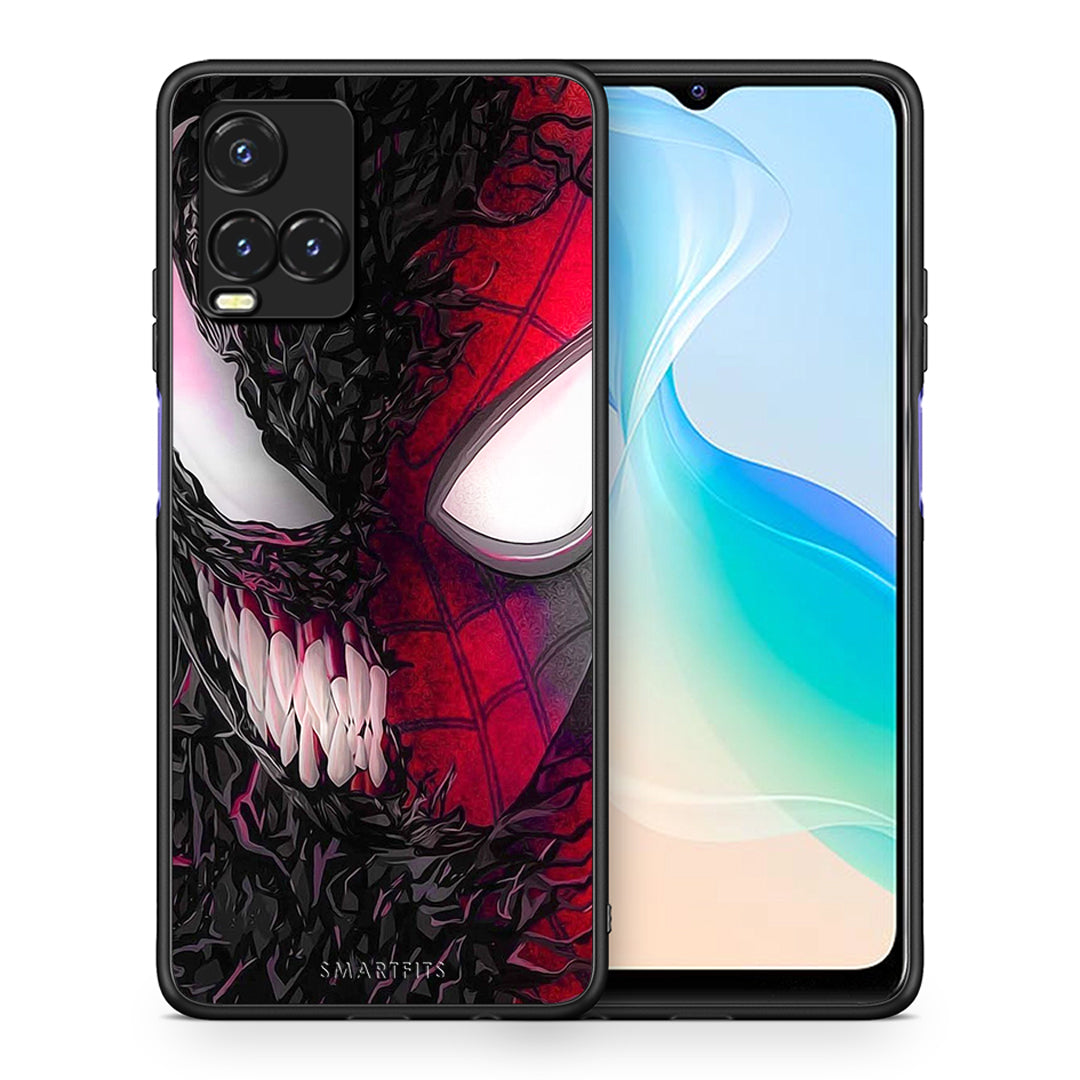 Θήκη Vivo Y33s / Y21s / Y21 SpiderVenom PopArt από τη Smartfits με σχέδιο στο πίσω μέρος και μαύρο περίβλημα | Vivo Y33s / Y21s / Y21 SpiderVenom PopArt case with colorful back and black bezels