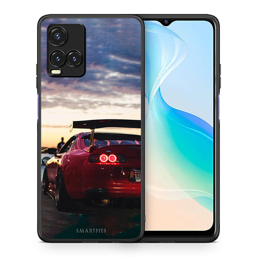 Θήκη Vivo Y33s / Y21s / Y21 Racing Supra από τη Smartfits με σχέδιο στο πίσω μέρος και μαύρο περίβλημα | Vivo Y33s / Y21s / Y21 Racing Supra case with colorful back and black bezels
