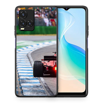 Θήκη Vivo Y33s / Y21s / Y21 Racing Vibes από τη Smartfits με σχέδιο στο πίσω μέρος και μαύρο περίβλημα | Vivo Y33s / Y21s / Y21 Racing Vibes case with colorful back and black bezels