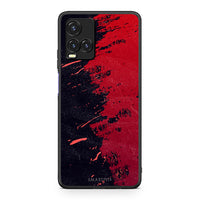 Thumbnail for Vivo Y33s / Y21s / Y21 Red Paint Θήκη Αγίου Βαλεντίνου από τη Smartfits με σχέδιο στο πίσω μέρος και μαύρο περίβλημα | Smartphone case with colorful back and black bezels by Smartfits