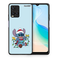 Thumbnail for Θήκη Vivo Y33s / Y21s / Y21 Santa Stich από τη Smartfits με σχέδιο στο πίσω μέρος και μαύρο περίβλημα | Vivo Y33s / Y21s / Y21 Santa Stich case with colorful back and black bezels