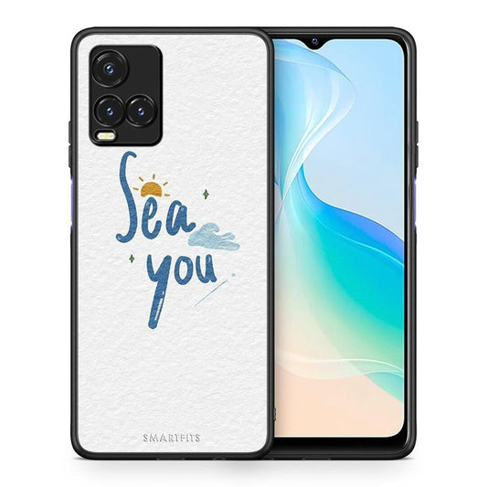 Θήκη Vivo Y33s / Y21s / Y21 Sea You από τη Smartfits με σχέδιο στο πίσω μέρος και μαύρο περίβλημα | Vivo Y33s / Y21s / Y21 Sea You case with colorful back and black bezels