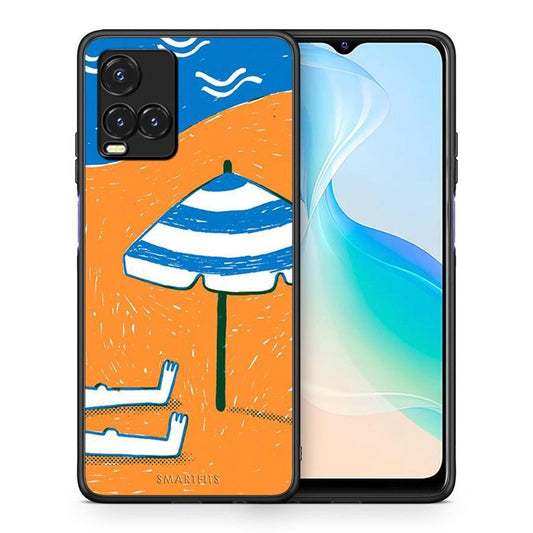 Θήκη Vivo Y33s / Y21s / Y21 Summering από τη Smartfits με σχέδιο στο πίσω μέρος και μαύρο περίβλημα | Vivo Y33s / Y21s / Y21 Summering case with colorful back and black bezels