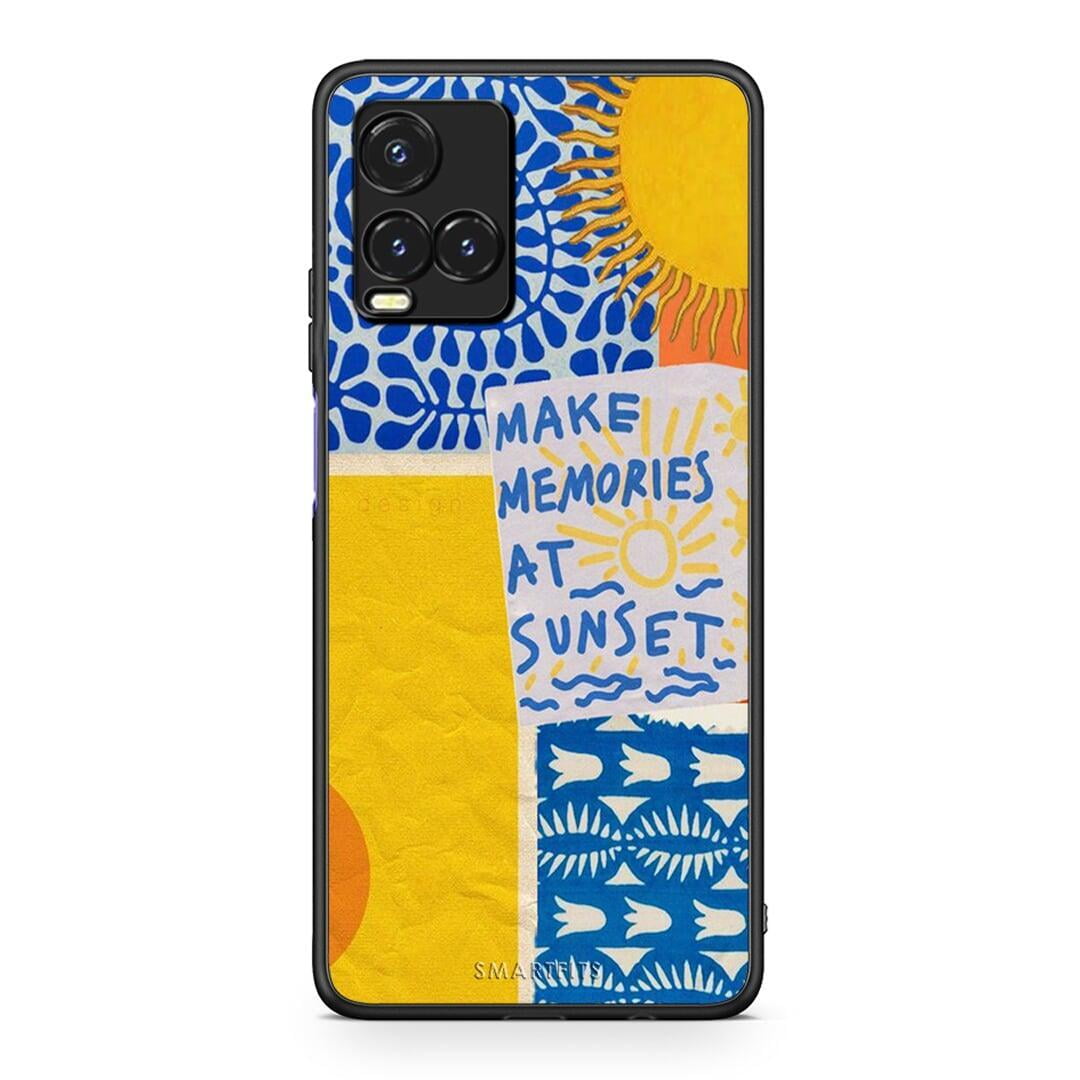 Vivo Y33s / Y21s / Y21 Sunset Memories Θήκη από τη Smartfits με σχέδιο στο πίσω μέρος και μαύρο περίβλημα | Smartphone case with colorful back and black bezels by Smartfits