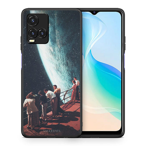 Θήκη Vivo Y33s / Y21s / Y21 Surreal View από τη Smartfits με σχέδιο στο πίσω μέρος και μαύρο περίβλημα | Vivo Y33s / Y21s / Y21 Surreal View case with colorful back and black bezels