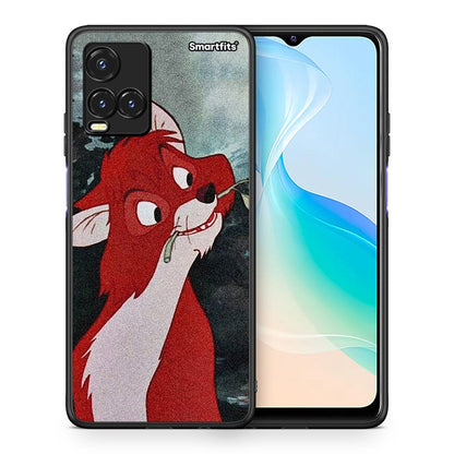 Θήκη Vivo Y33s / Y21s / Y21 Tod And Vixey Love 1 από τη Smartfits με σχέδιο στο πίσω μέρος και μαύρο περίβλημα | Vivo Y33s / Y21s / Y21 Tod And Vixey Love 1 case with colorful back and black bezels