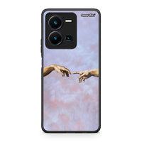Thumbnail for Vivo Y35 5G Adam Hand θήκη από τη Smartfits με σχέδιο στο πίσω μέρος και μαύρο περίβλημα | Smartphone case with colorful back and black bezels by Smartfits