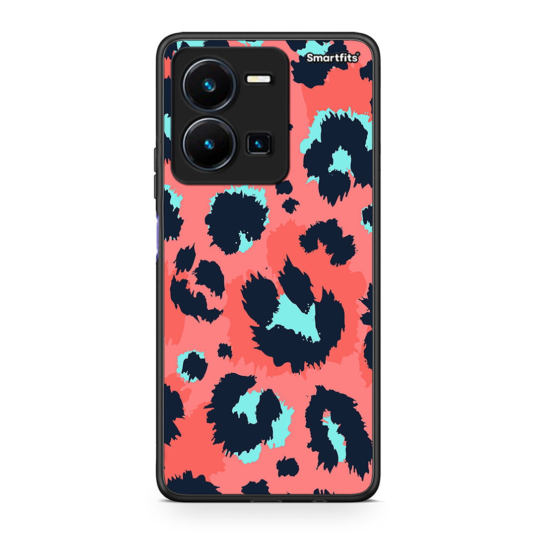 22 - Vivo Y35 5G Pink Leopard Animal case, cover, bumper