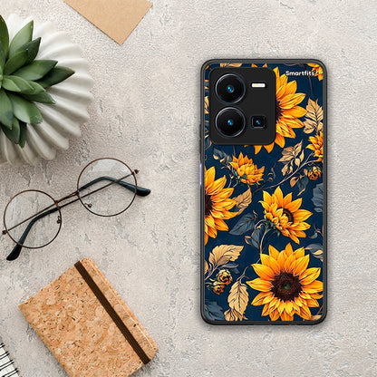 Autumn Sunflowers - Vivo Y35 5G θήκη