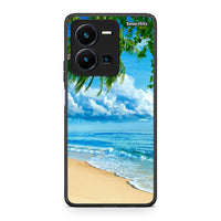 Thumbnail for Vivo Y35 5G Beautiful Beach θήκη από τη Smartfits με σχέδιο στο πίσω μέρος και μαύρο περίβλημα | Smartphone case with colorful back and black bezels by Smartfits