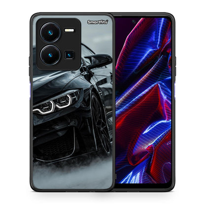 Θήκη Vivo Y35 5G Black BMW από τη Smartfits με σχέδιο στο πίσω μέρος και μαύρο περίβλημα | Vivo Y35 5G Black BMW case with colorful back and black bezels