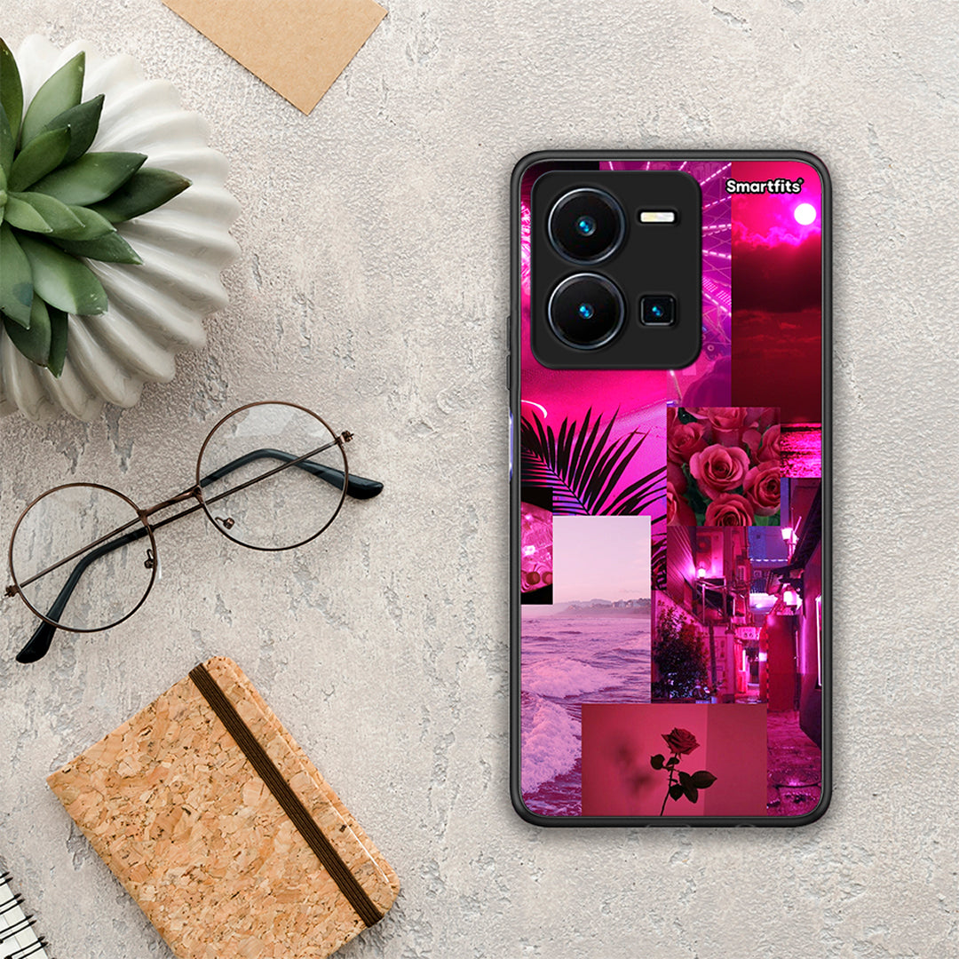 Collage Red Roses - Vivo Y35 5G θήκη