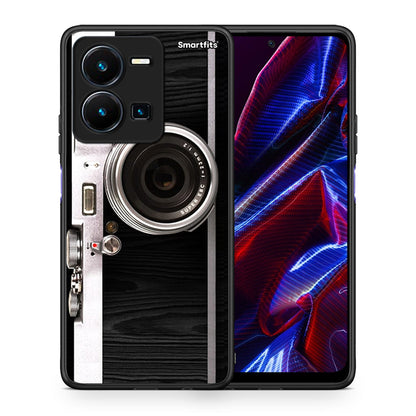 Θήκη Vivo Y35 5G Emily In Paris από τη Smartfits με σχέδιο στο πίσω μέρος και μαύρο περίβλημα | Vivo Y35 5G Emily In Paris case with colorful back and black bezels