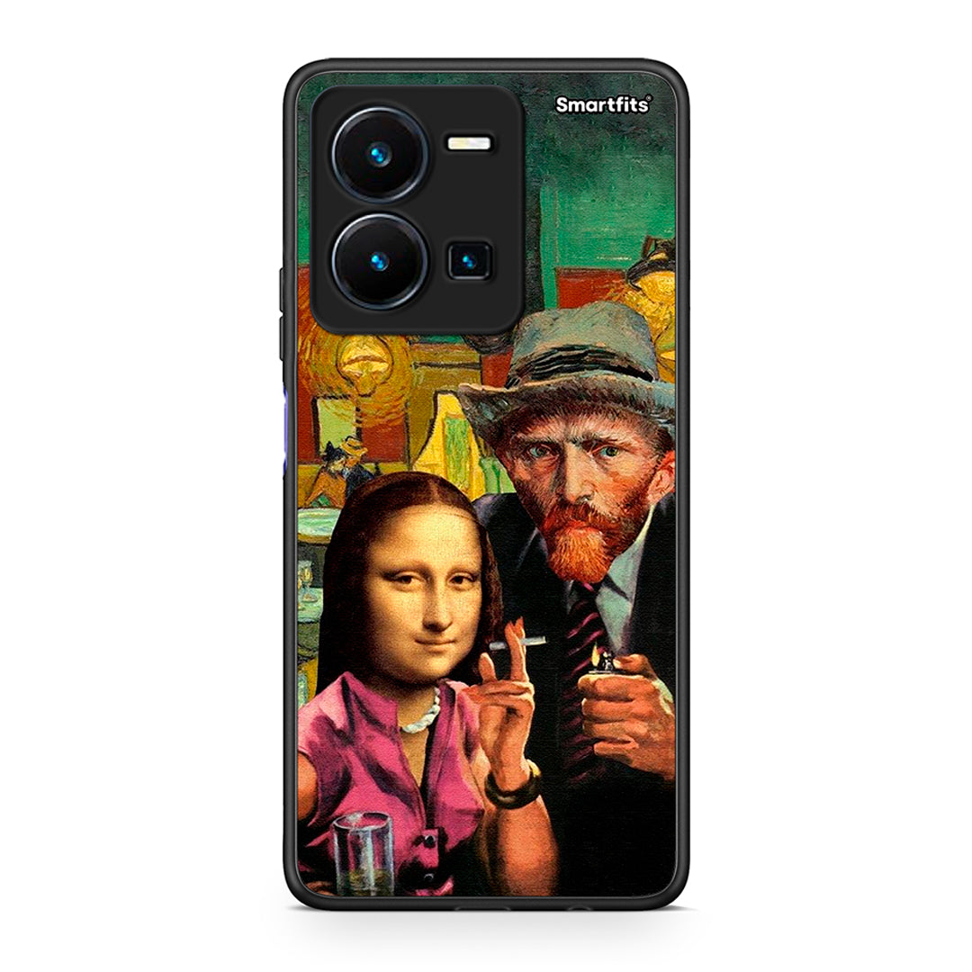 Vivo Y35 5G Funny Art θήκη από τη Smartfits με σχέδιο στο πίσω μέρος και μαύρο περίβλημα | Smartphone case with colorful back and black bezels by Smartfits