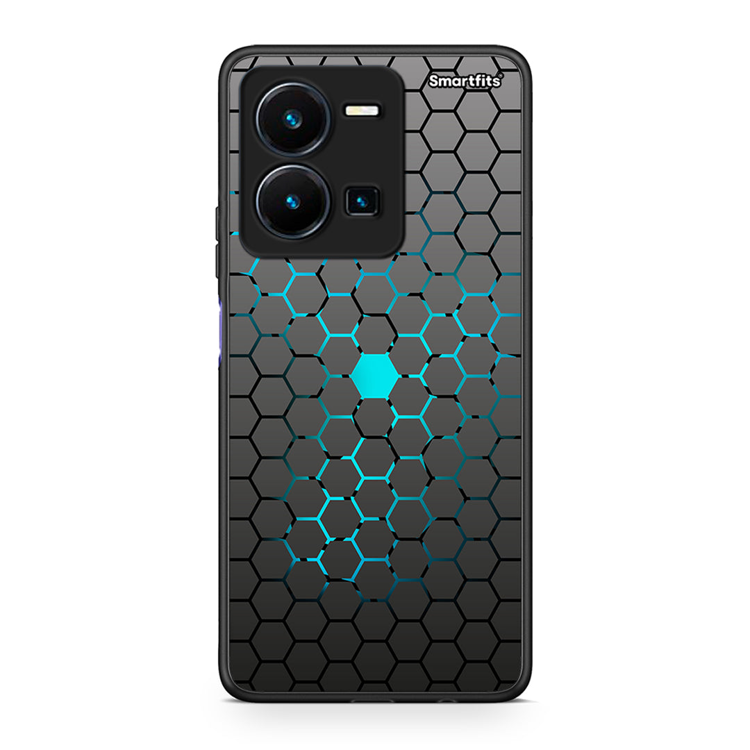 40 - Vivo Y35 5G Hexagonal Geometric case, cover, bumper