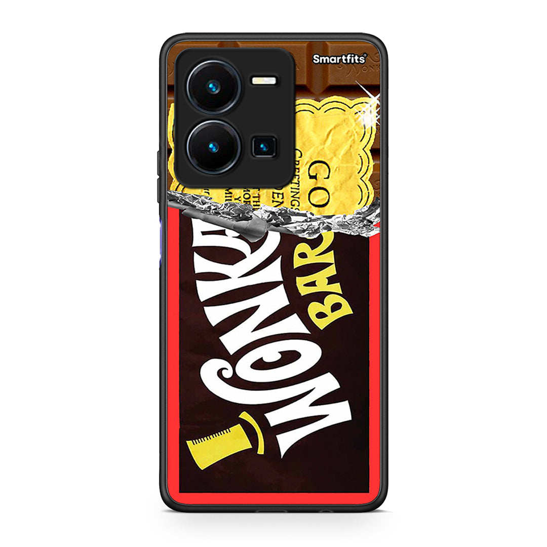 Vivo Y35 5G Golden Ticket θήκη από τη Smartfits με σχέδιο στο πίσω μέρος και μαύρο περίβλημα | Smartphone case with colorful back and black bezels by Smartfits