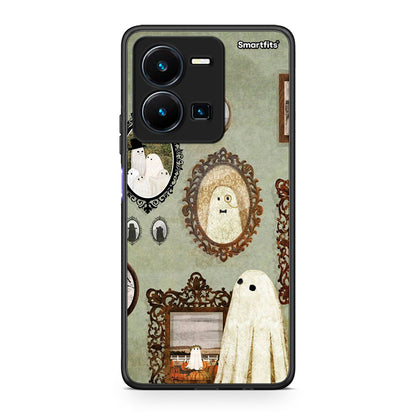 Vivo Y35 5G Halloween Ghost Season Θήκη από τη Smartfits με σχέδιο στο πίσω μέρος και μαύρο περίβλημα | Smartphone case with colorful back and black bezels by Smartfits