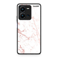 Thumbnail for 116 - Vivo Y35 5G Pink Splash Marble case, cover, bumper