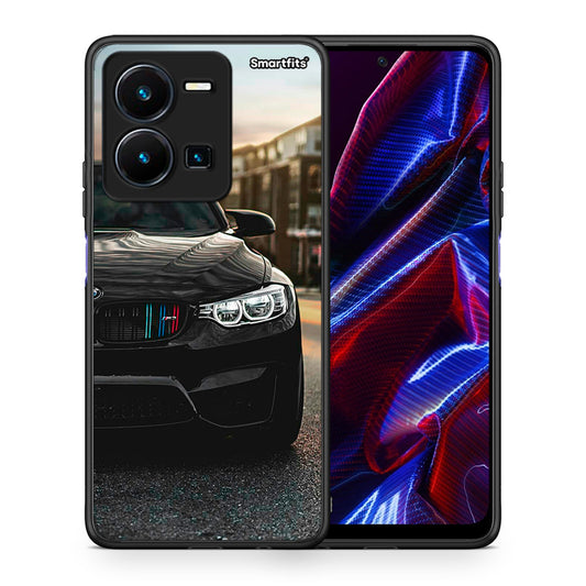 Θήκη Vivo Y35 5G M3 Racing από τη Smartfits με σχέδιο στο πίσω μέρος και μαύρο περίβλημα | Vivo Y35 5G M3 Racing case with colorful back and black bezels