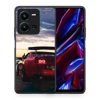 Thumbnail for Θήκη Vivo Y35 5G Racing Supra από τη Smartfits με σχέδιο στο πίσω μέρος και μαύρο περίβλημα | Vivo Y35 5G Racing Supra case with colorful back and black bezels