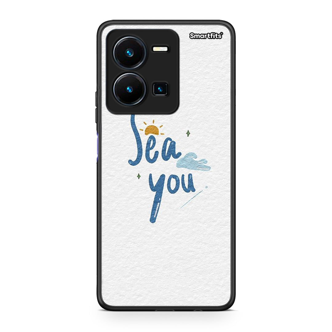 Vivo Y35 5G Sea You Θήκη από τη Smartfits με σχέδιο στο πίσω μέρος και μαύρο περίβλημα | Smartphone case with colorful back and black bezels by Smartfits