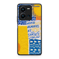 Thumbnail for Vivo Y35 5G Sunset Memories Θήκη από τη Smartfits με σχέδιο στο πίσω μέρος και μαύρο περίβλημα | Smartphone case with colorful back and black bezels by Smartfits