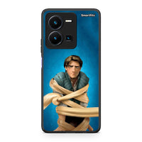Thumbnail for Vivo Y35 5G Tangled 1 Θήκη Αγίου Βαλεντίνου από τη Smartfits με σχέδιο στο πίσω μέρος και μαύρο περίβλημα | Smartphone case with colorful back and black bezels by Smartfits