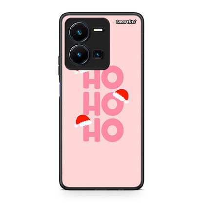 Vivo Y35 5G Xmas Ho Ho Ho θήκη από τη Smartfits με σχέδιο στο πίσω μέρος και μαύρο περίβλημα | Smartphone case with colorful back and black bezels by Smartfits