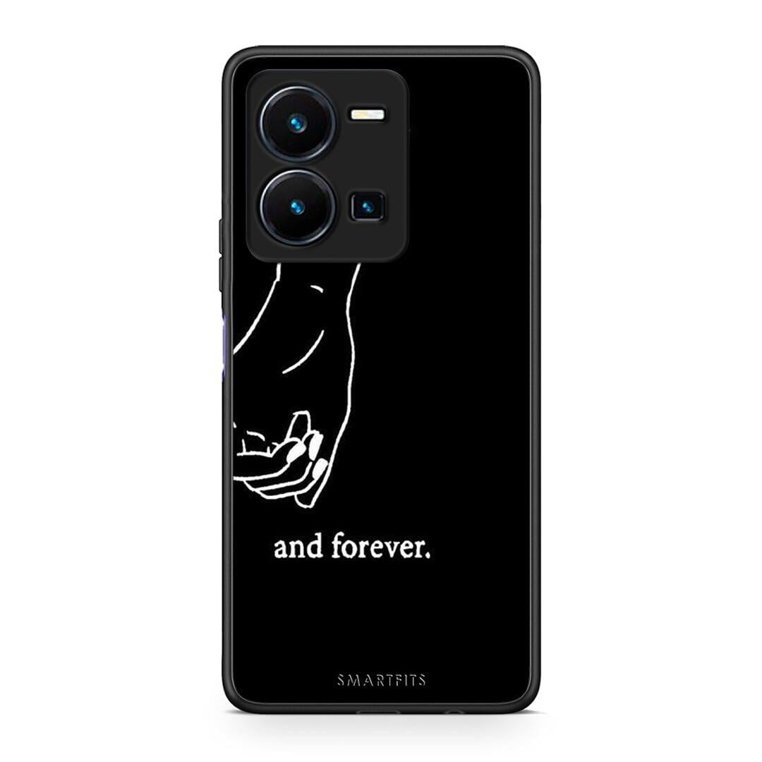 Θήκη Vivo Y35 Always & Forever 2 από τη Smartfits με σχέδιο στο πίσω μέρος και μαύρο περίβλημα | Vivo Y35 Always & Forever 2 Case with Colorful Back and Black Bezels