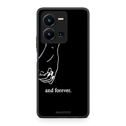 Θήκη Vivo Y35 Always & Forever 2 από τη Smartfits με σχέδιο στο πίσω μέρος και μαύρο περίβλημα | Vivo Y35 Always & Forever 2 Case with Colorful Back and Black Bezels