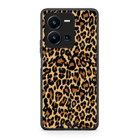 Thumbnail for Θήκη Vivo Y35 Animal Leopard από τη Smartfits με σχέδιο στο πίσω μέρος και μαύρο περίβλημα | Vivo Y35 Animal Leopard Case with Colorful Back and Black Bezels