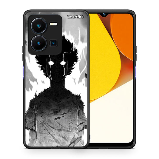 Θήκη Vivo Y35 Anime Boy από τη Smartfits με σχέδιο στο πίσω μέρος και μαύρο περίβλημα | Vivo Y35 Anime Boy Case with Colorful Back and Black Bezels