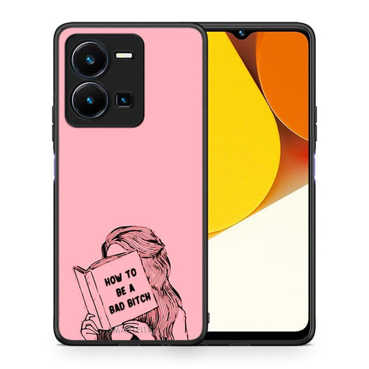 Θήκη Vivo Y35 Bad Bitch από τη Smartfits με σχέδιο στο πίσω μέρος και μαύρο περίβλημα | Vivo Y35 Bad Bitch Case with Colorful Back and Black Bezels