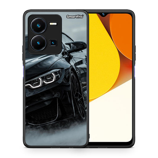 Θήκη Vivo Y35 Black BMW από τη Smartfits με σχέδιο στο πίσω μέρος και μαύρο περίβλημα | Vivo Y35 Black BMW Case with Colorful Back and Black Bezels