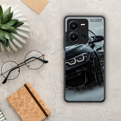Θήκη Vivo Y35 Black BMW από τη Smartfits με σχέδιο στο πίσω μέρος και μαύρο περίβλημα | Vivo Y35 Black BMW Case with Colorful Back and Black Bezels