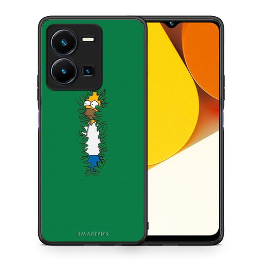 Θήκη Vivo Y35 Bush Man από τη Smartfits με σχέδιο στο πίσω μέρος και μαύρο περίβλημα | Vivo Y35 Bush Man Case with Colorful Back and Black Bezels