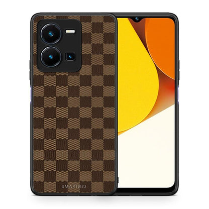 Θήκη Vivo Y35 Designer Glamour από τη Smartfits με σχέδιο στο πίσω μέρος και μαύρο περίβλημα | Vivo Y35 Designer Glamour Case with Colorful Back and Black Bezels