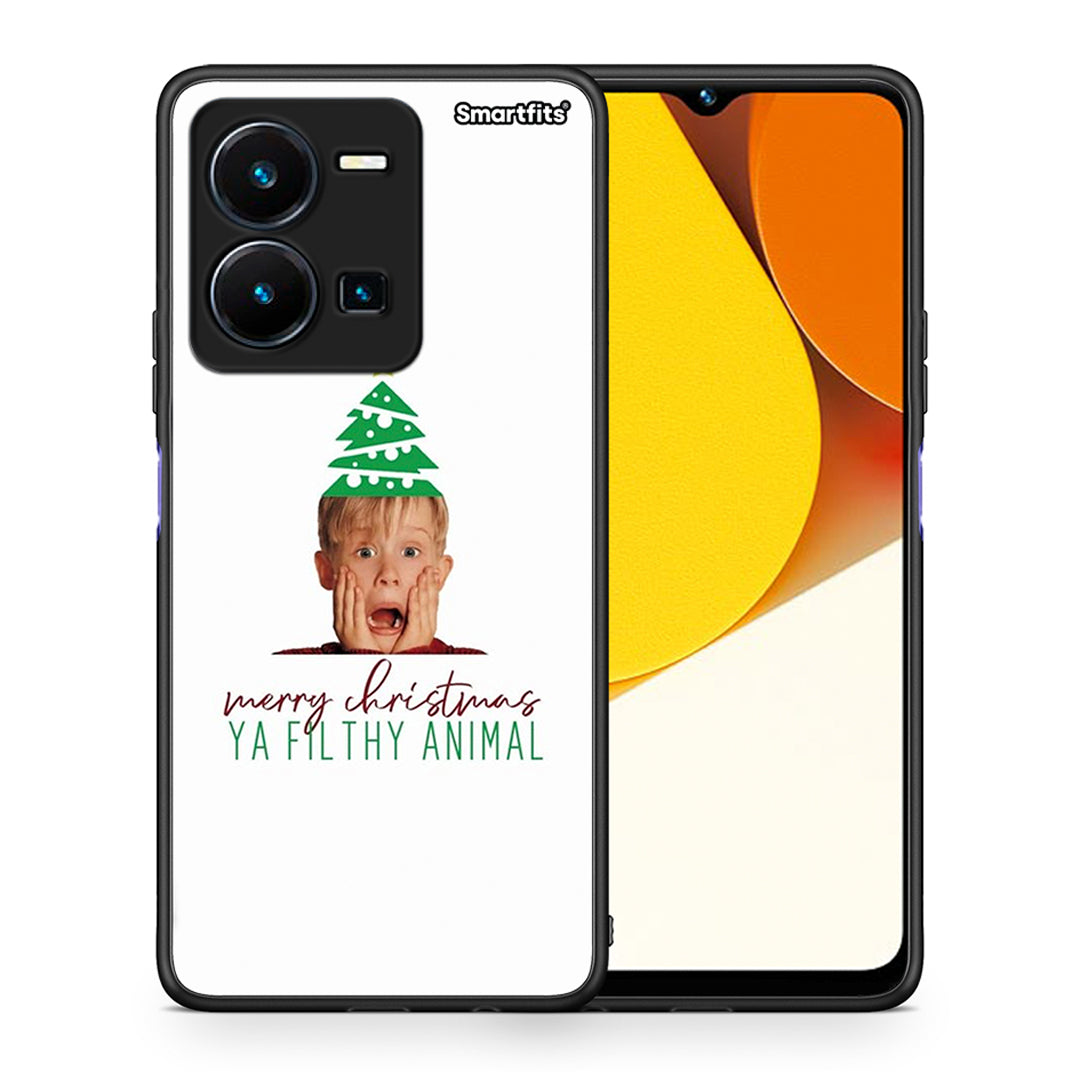 Θήκη Vivo Y35 Filthy Animal από τη Smartfits με σχέδιο στο πίσω μέρος και μαύρο περίβλημα | Vivo Y35 Filthy Animal Case with Colorful Back and Black Bezels