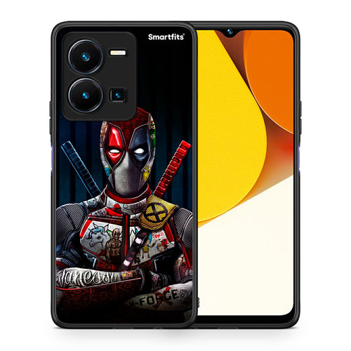 Θήκη Vivo Y35 Funny Guy από τη Smartfits με σχέδιο στο πίσω μέρος και μαύρο περίβλημα | Vivo Y35 Funny Guy Case with Colorful Back and Black Bezels
