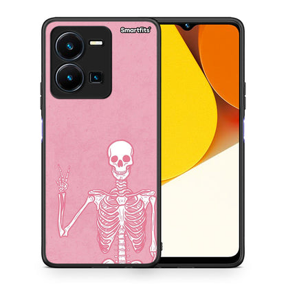 Θήκη Vivo Y35 Halloween Motivation από τη Smartfits με σχέδιο στο πίσω μέρος και μαύρο περίβλημα | Vivo Y35 Halloween Motivation Case with Colorful Back and Black Bezels