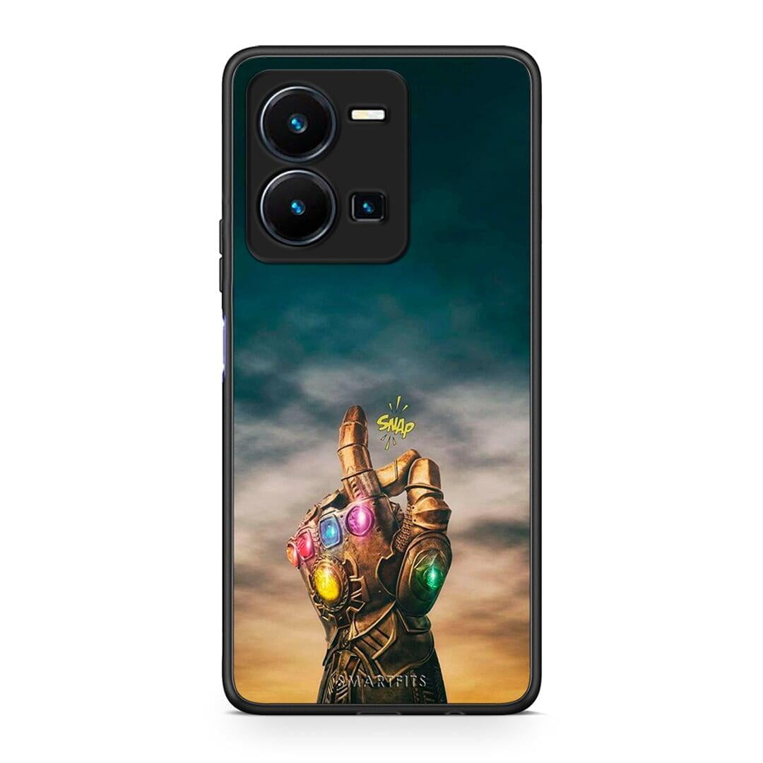 Θήκη Vivo Y35 Infinity Snap από τη Smartfits με σχέδιο στο πίσω μέρος και μαύρο περίβλημα | Vivo Y35 Infinity Snap Case with Colorful Back and Black Bezels