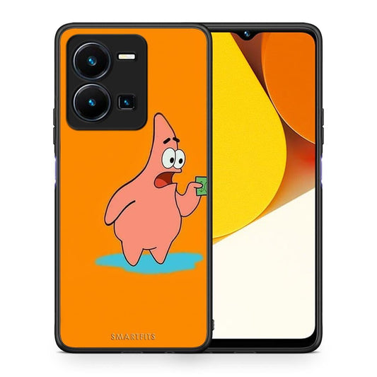 Θήκη Vivo Y35 No Money 1 από τη Smartfits με σχέδιο στο πίσω μέρος και μαύρο περίβλημα | Vivo Y35 No Money 1 Case with Colorful Back and Black Bezels