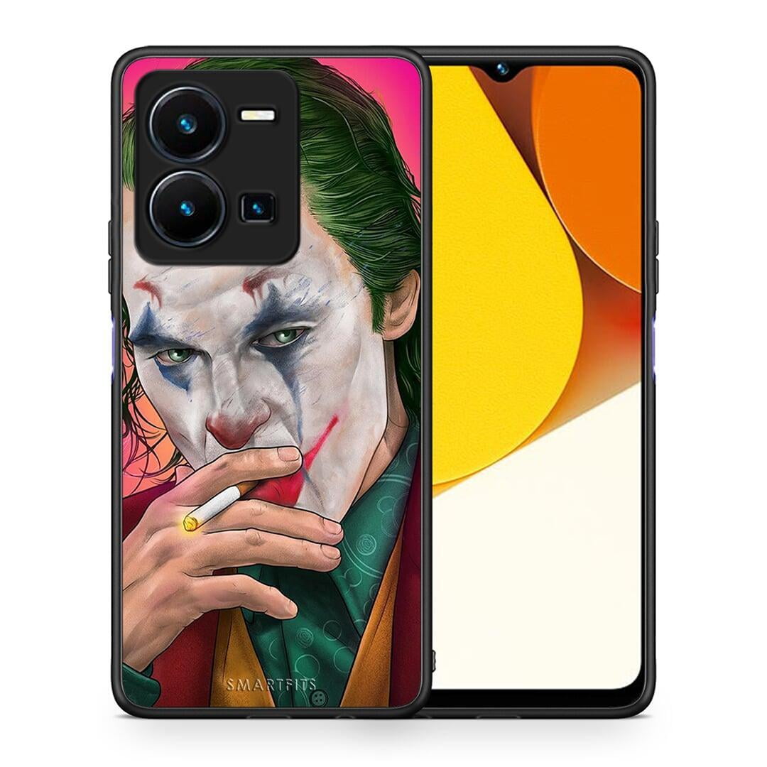 Θήκη Vivo Y35 PopArt JokesOnU από τη Smartfits με σχέδιο στο πίσω μέρος και μαύρο περίβλημα | Vivo Y35 PopArt JokesOnU Case with Colorful Back and Black Bezels