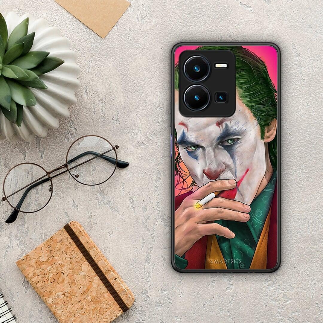 Θήκη Vivo Y35 PopArt JokesOnU από τη Smartfits με σχέδιο στο πίσω μέρος και μαύρο περίβλημα | Vivo Y35 PopArt JokesOnU Case with Colorful Back and Black Bezels